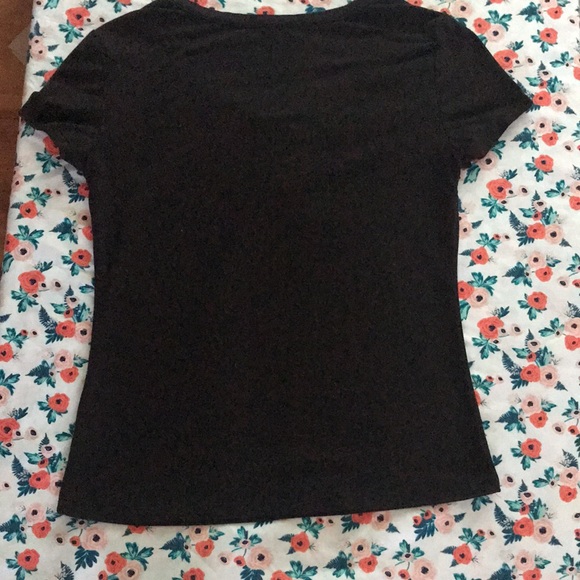 Ardene black half lace t shirt - Picture 3 of 3